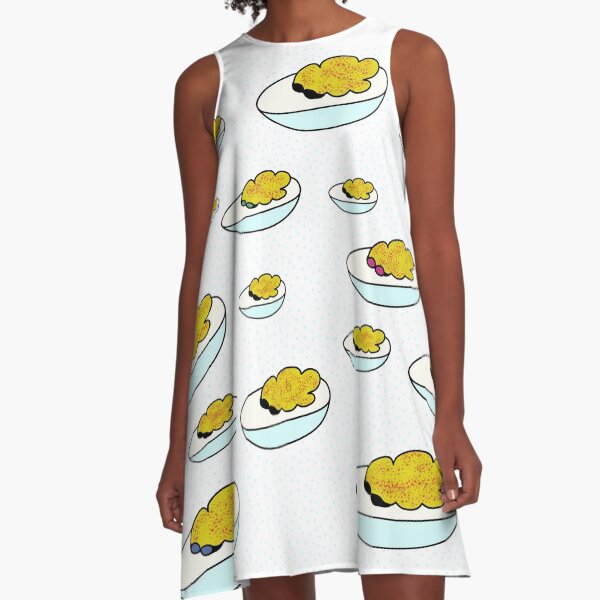 Parade of Devilled Eggs II A-Line Dress
