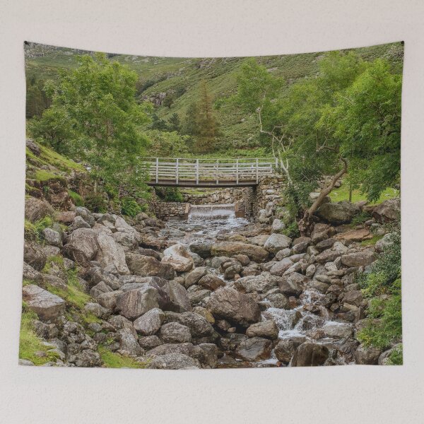 Item preview, Bridge Walk Up to Stickle Tarn in Great Langdale, Ambleside UK England Lake District Gift designed and sold by skyfilming.