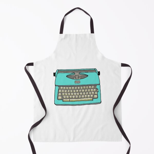 Item preview, Old Fashioned Teal Typewriter designed and sold by 24hourlibrary.