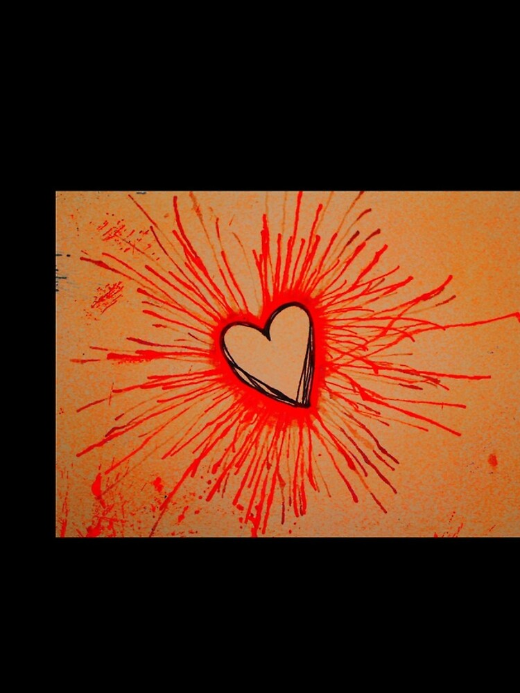 Thumbnail 5 of 5, iPhone Case, Exploding Heart Red designed and sold by TheWalrus13.