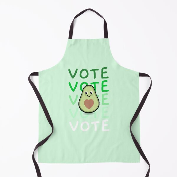Item preview, Vote Green Avocado Gradient kawaii artwork designed and sold by CreatedbyJR.