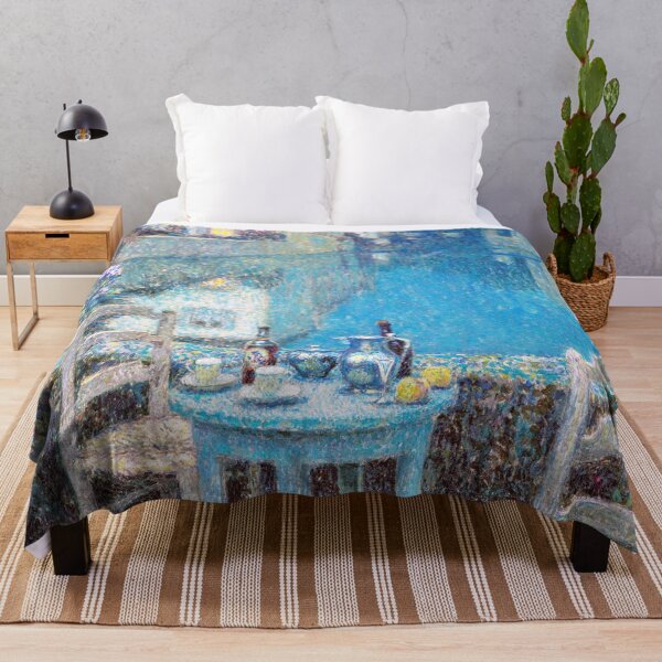 Item preview, Henri Le Sidaner - Small Table in Evening Dusk (new color editing) designed and sold by DejaVuStudio.