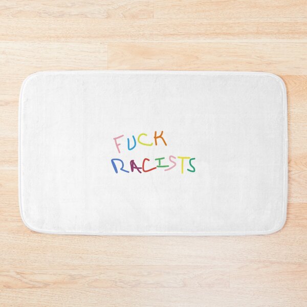 Item preview, fuck racists handwriting design designed and sold by annasantermans.
