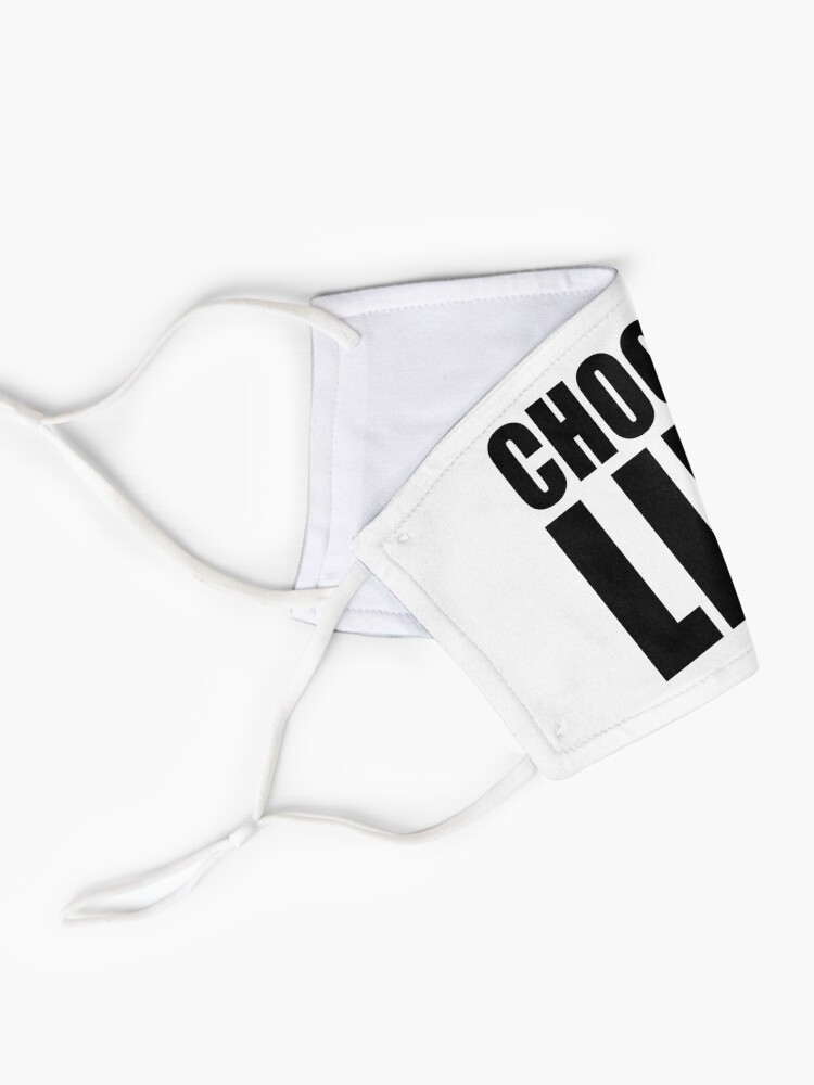 Alternate view of NDVH Choose Life Mask
