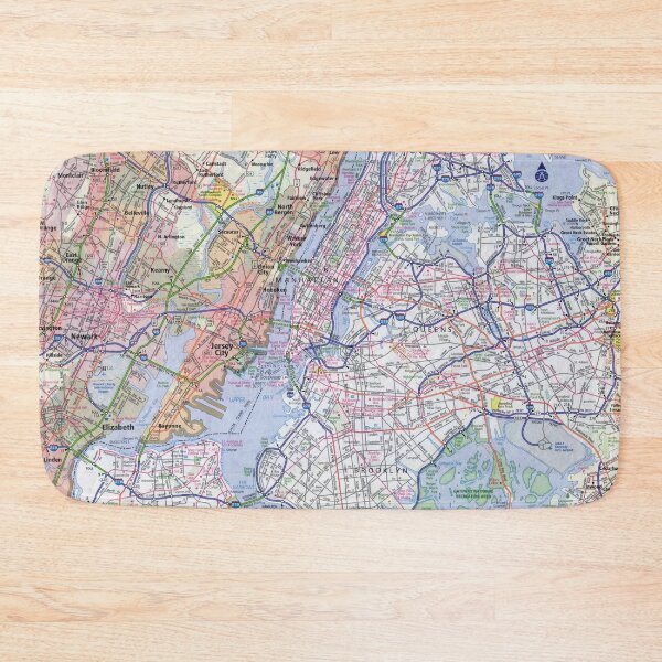 Item preview, NYC Map designed and sold by BelleInconnue.