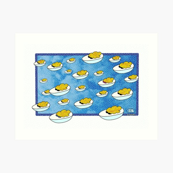 Parade of Devilled Eggs Art Print