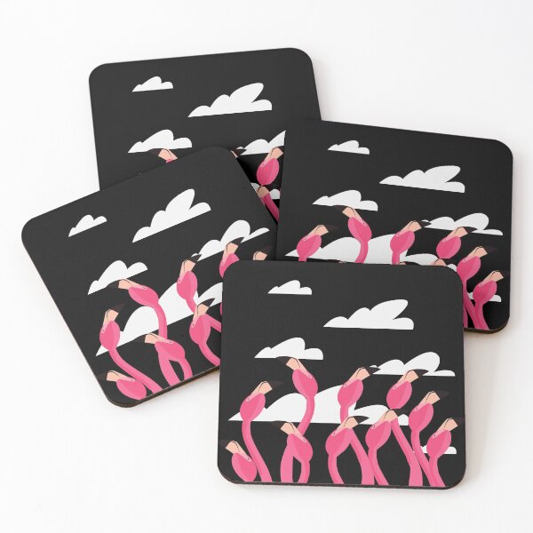 Item preview, FLIM FLAM PINK FLAMINGOS  designed and sold by garhoud.