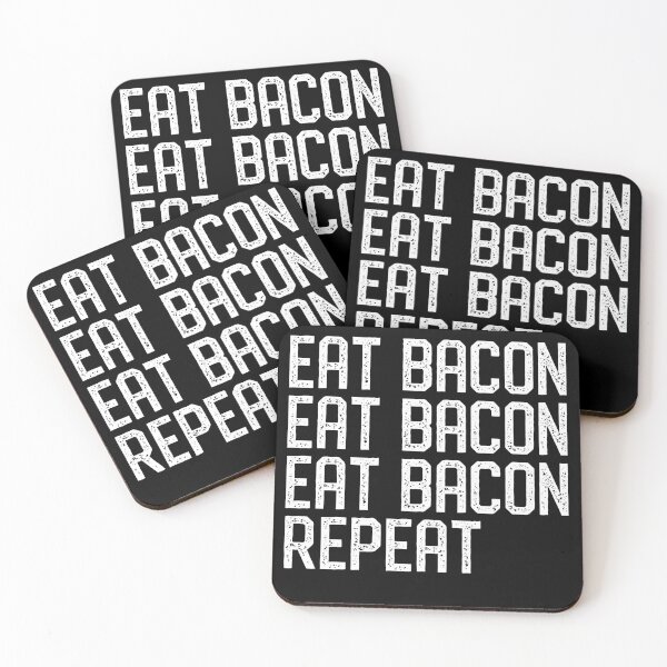 Item preview, Eat bacon, eat bacon, repeat designed and sold by EnjoyMyTees.
