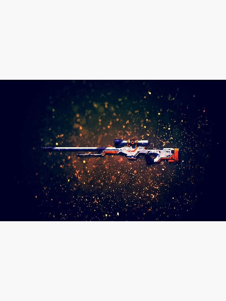 "AWP Asiimov" Sticker by Brimnes69 | Redbubble