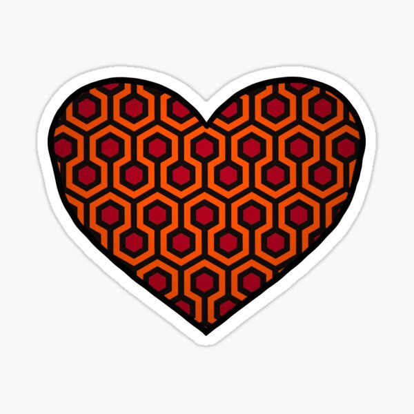 Item preview, Shining Movie Heart - Shining Carpet Heart Pattern Design designed and sold by SouthSoundArts.