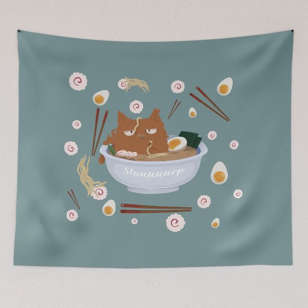 Item preview, Ramen Large Wall Hanging designed and sold by elliandra.