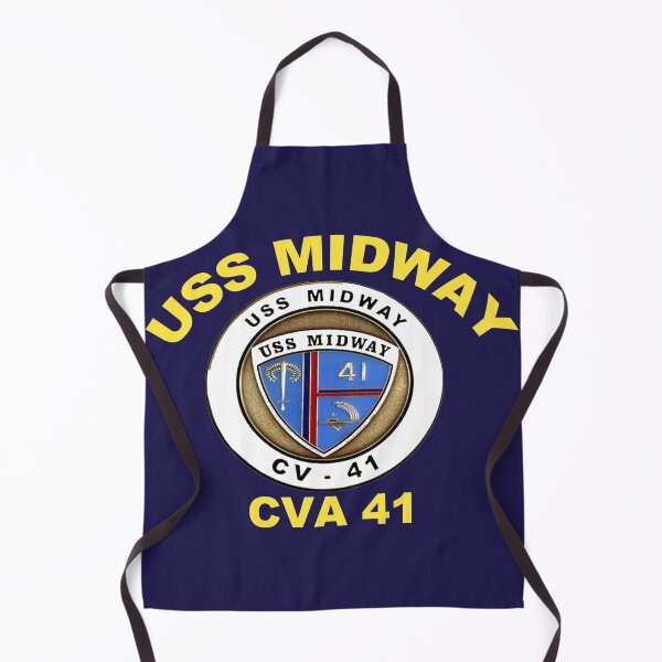 Item preview, USS Midway (CVB/CVA/CV-41) Crest for Dark designed and sold by Nikki SpaceStuffPlus.