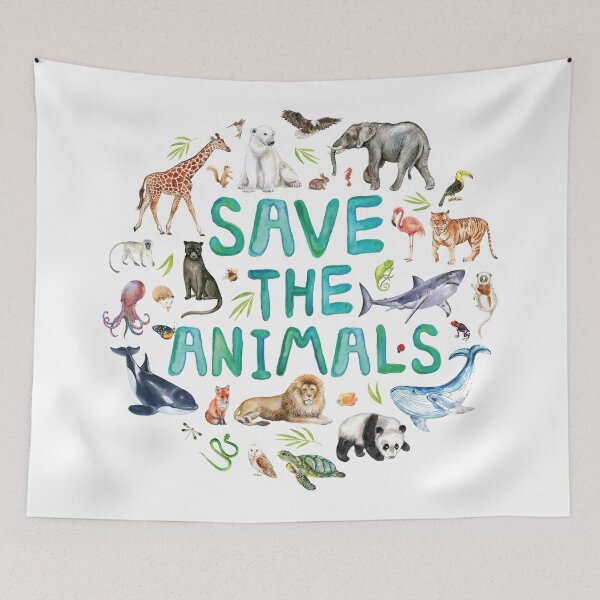 Item preview, Save the Animals designed and sold by lindseyhickman.