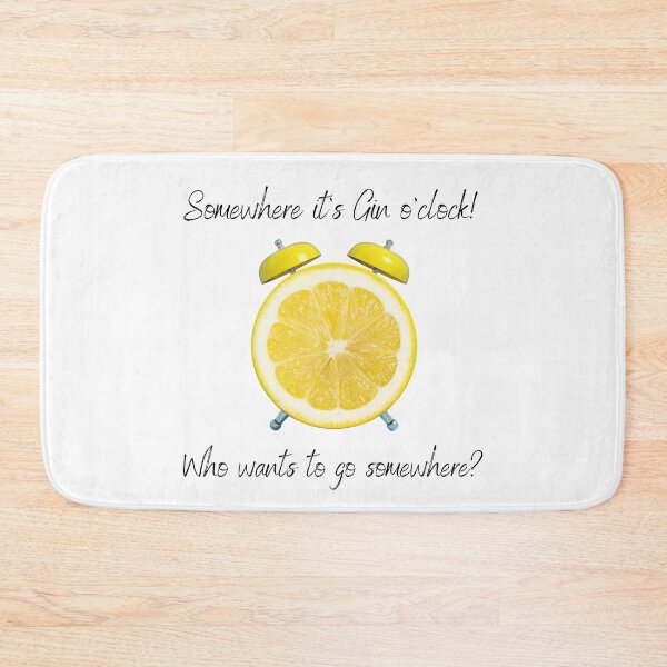 Item preview, Somewhere It's Gin O'Clock designed and sold by Alpineocean.