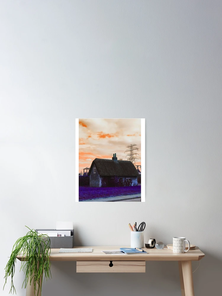 Thumbnail 2 of 3, Poster, Little Thatched Cottage designed and sold by DesignsofNote.