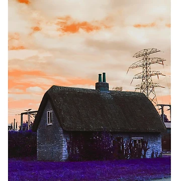 Artwork thumbnail, Little Thatched Cottage by DesignsofNote
