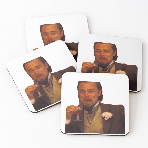 Item preview, Leonardo DiCaprio Laughing Meme Django  designed and sold by TeeFuns.