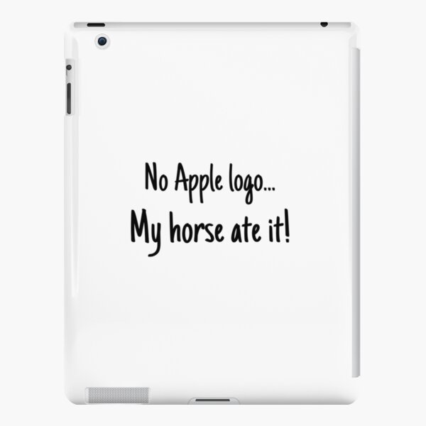 my-horse-ate-the-apple-logo-ipad-case-skin-for-sale-by-gutsaraylo