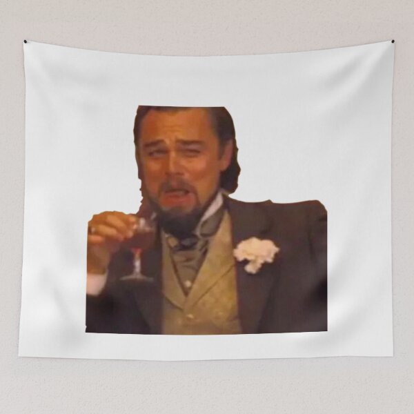 Item preview, Leonardo DiCaprio Laughing Meme Django  designed and sold by TeeFuns.