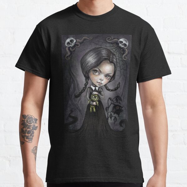 Gloomy Girl Wednesday Addams Classic T-Shirt
