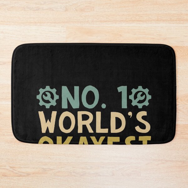Item preview, No. 1 World's Okayest Engineer designed and sold by MarianRossberg.