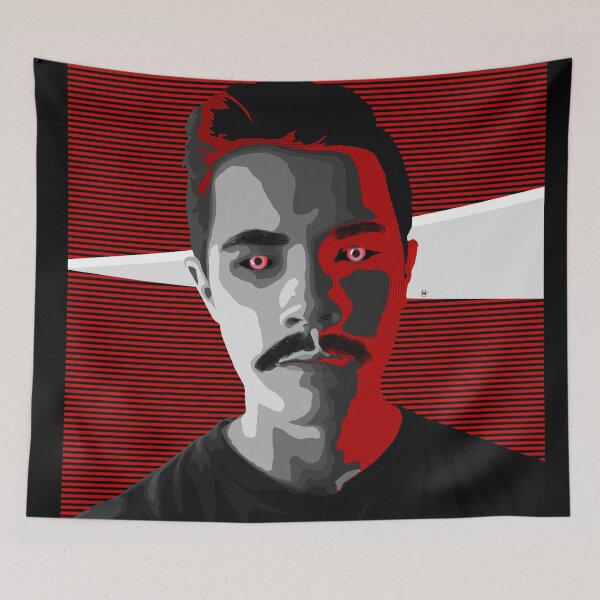 Item preview, Aesthetic Mustache Man designed and sold by SmoothArtNelly.