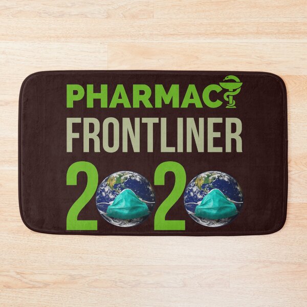 Item preview, pharmacy, frontliner, 2020, globe with mask designed and sold by doctors-apparel.