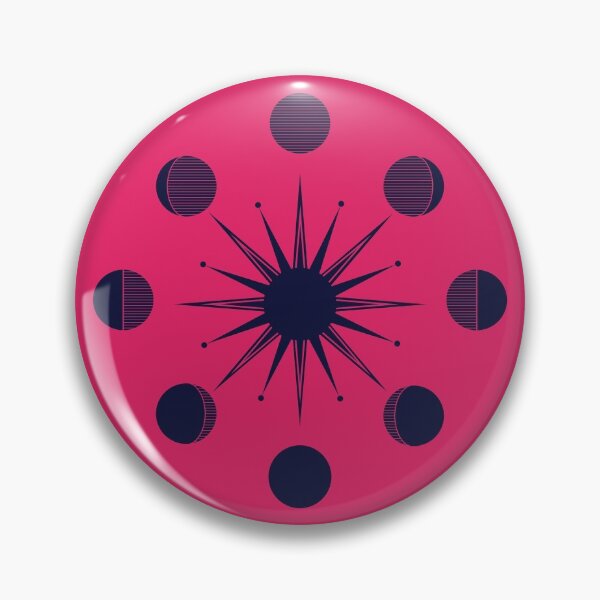 Item preview, Pink and Raisin Moon Cycle designed and sold by Violetable.