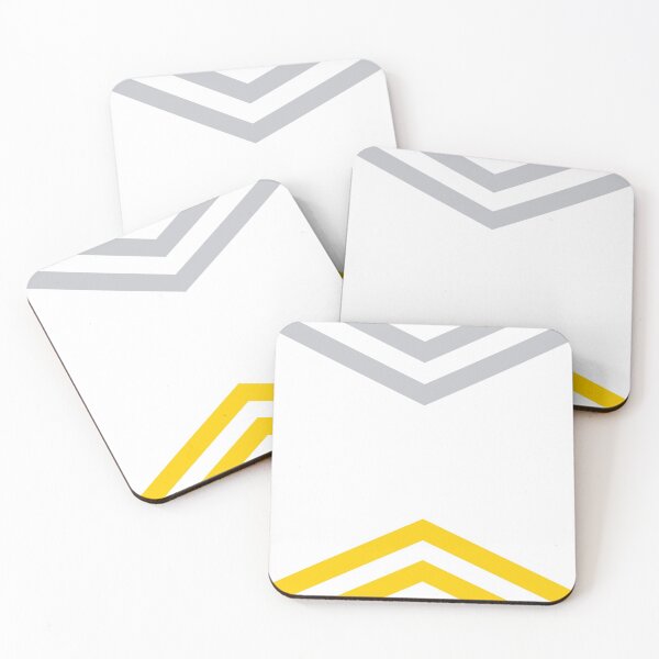 Item preview, Grey and yellow abstract lines designed and sold by printinglife.