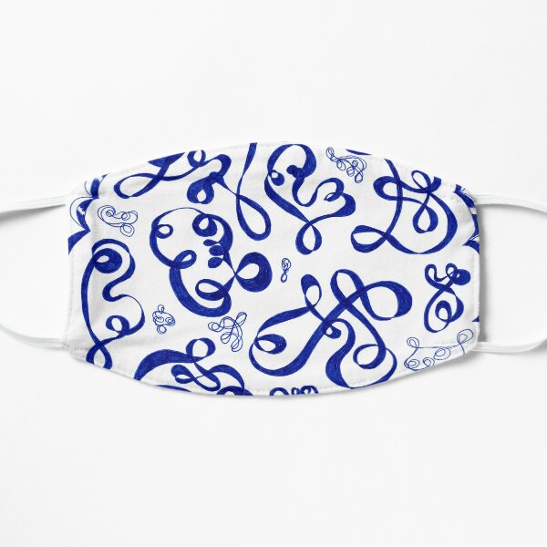 Squiggles Flat Mask