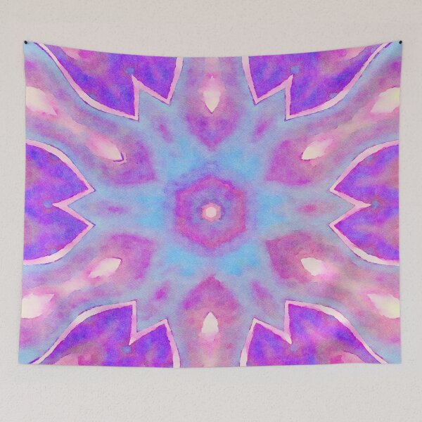 Item preview, Purple Energy Abstract Watercolor Pattern Painting designed and sold by DebiPhillips.
