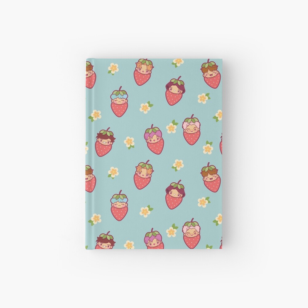 BTS Strawberry Patch ~Journals & Notebooks~ Hardcover Journal