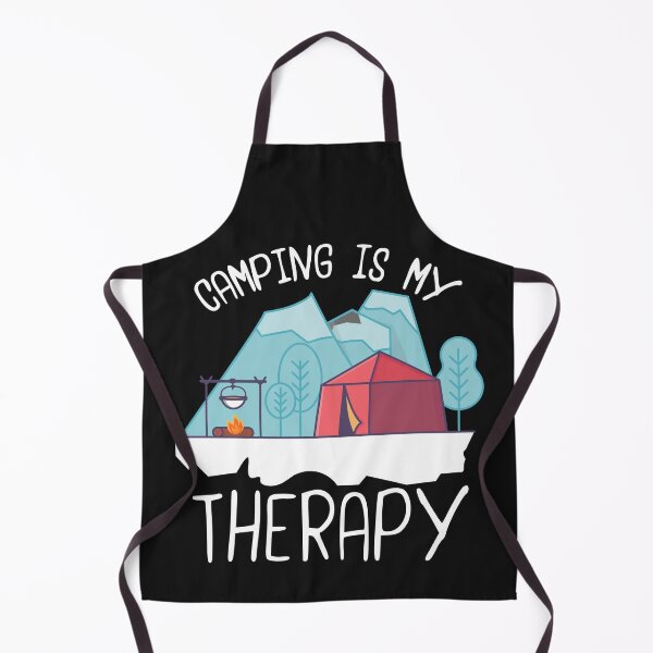 Item preview, Camping is my therapy designed and sold by Statim.