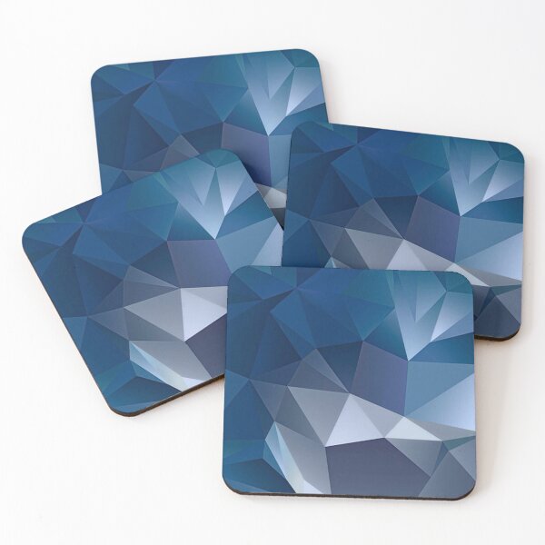 Item preview, Geometric Shapes in Shades of Blue designed and sold by WisdomInspired.