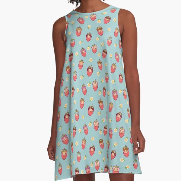 BTS Strawberry Patch ~Clothes & Accessories~ A-Line Dress