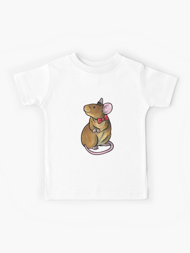 Haustier Maus Mit Bogen Kinder T Shirt Von Animalartbyjess Redbubble