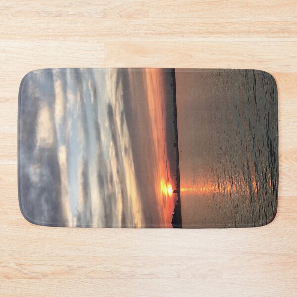Item preview, Sideways Sunset On The Water With Clouds designed and sold by MaxMMasterson.