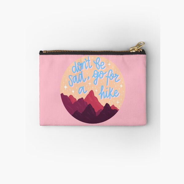 Item preview, don't be sad, go for a hike! - pink designed and sold by riley-blue.