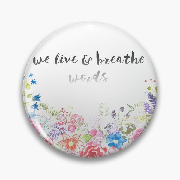 Item preview, We Live and Breathe Words designed and sold by rainilyahead.