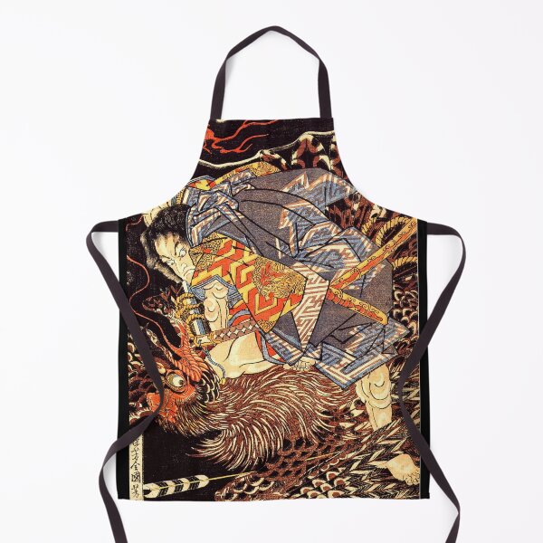 Item preview, Killing a monstrous Tengu - Traditional Japanese Art - Ukiyo (Ukiyo-e) designed and sold by pbbm.