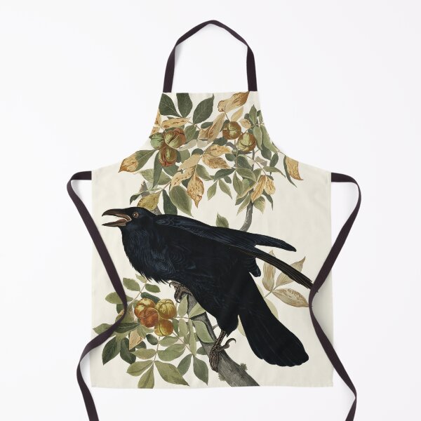 Item preview, Audubon vintage bird plate - Male raven designed and sold by Gardenlibrary.