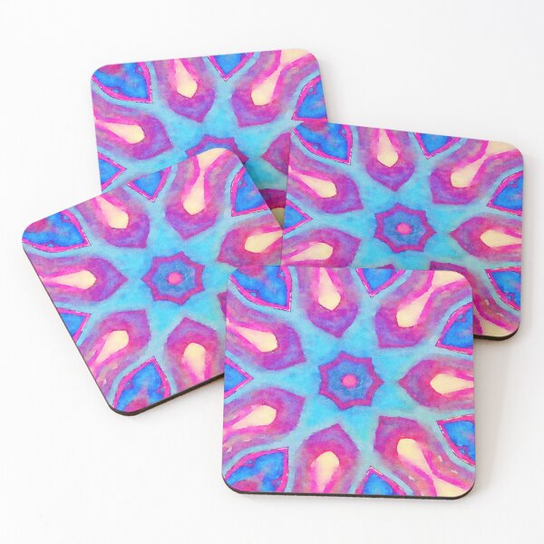 Item preview, Blue Energy Abstract Watercolor Pattern Painting designed and sold by DebiPhillips.