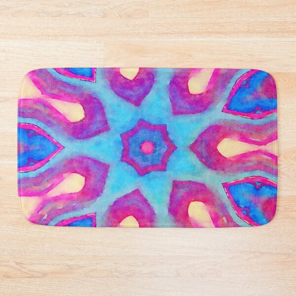 Item preview, Blue Energy Abstract Watercolor Pattern Painting designed and sold by DebiPhillips.