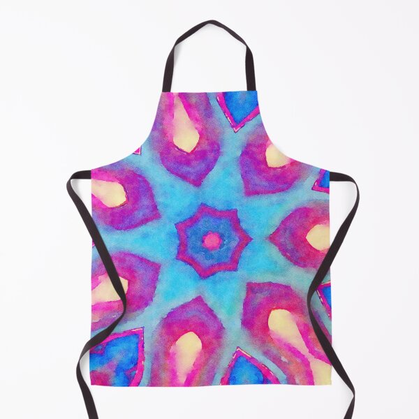 Item preview, Blue Energy Abstract Watercolor Pattern Painting designed and sold by DebiPhillips.