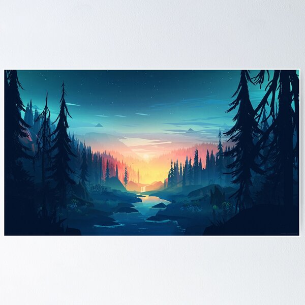 Item preview, Forrest Sunset designed and sold by Noah Horvath.