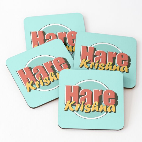 Item preview, Hare Krishna Red Yellow Aqua designed and sold by HareKrishna108.