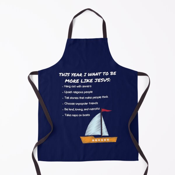 Item preview, This Year I Want To Be More Like Jesus (Boat Version) Christian Bible Humor designed and sold by Taulukos Designs.