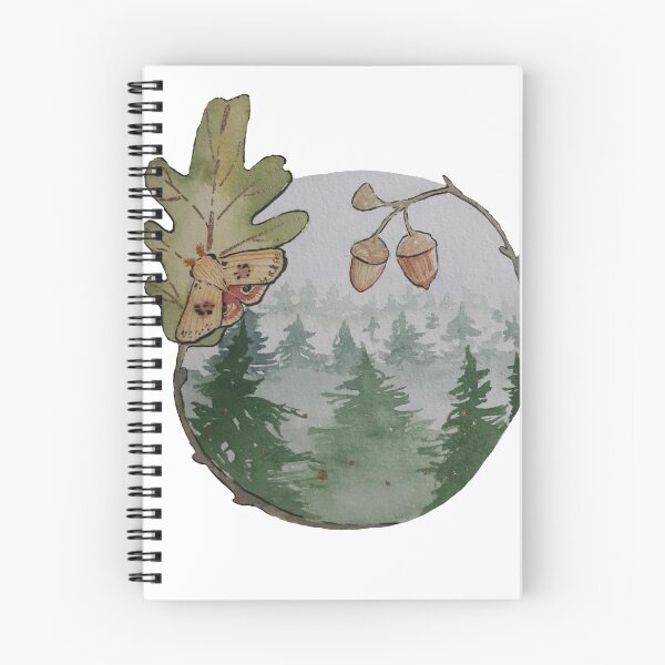 Item preview, autumn moth designed and sold by AshesWatercolor.