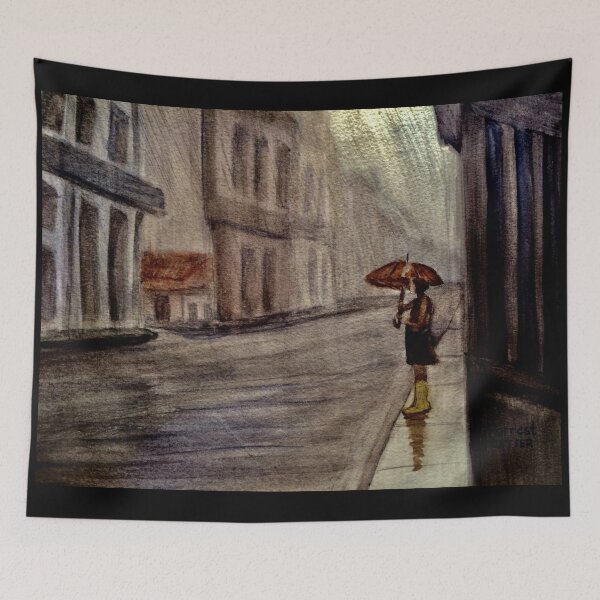 Item preview, Rainy Day in the City designed and sold by Forrest Fortier.