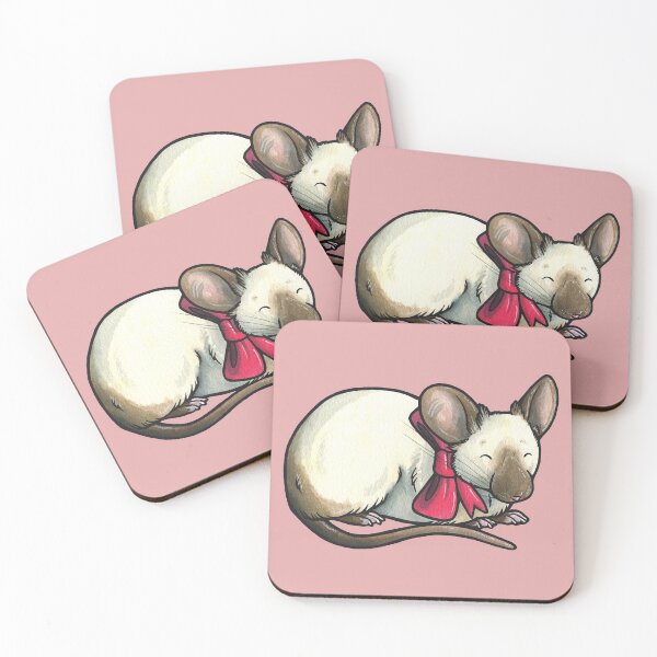 Item preview, Siamese mouse designed and sold by animalartbyjess.